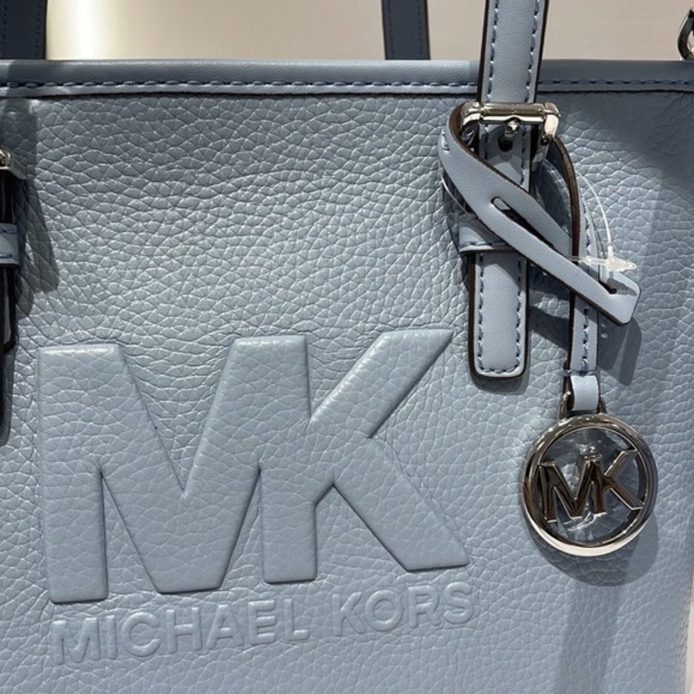 Michael Kors Xs Cryl Conv Tz Tote Pale Blue - Picture 5 of 16